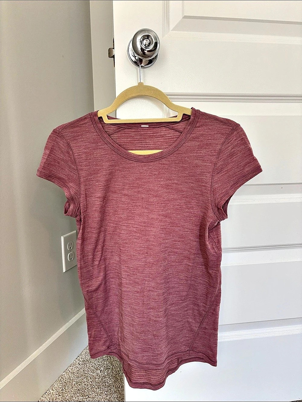 Lululemon Short Sleeve Tee in Pink